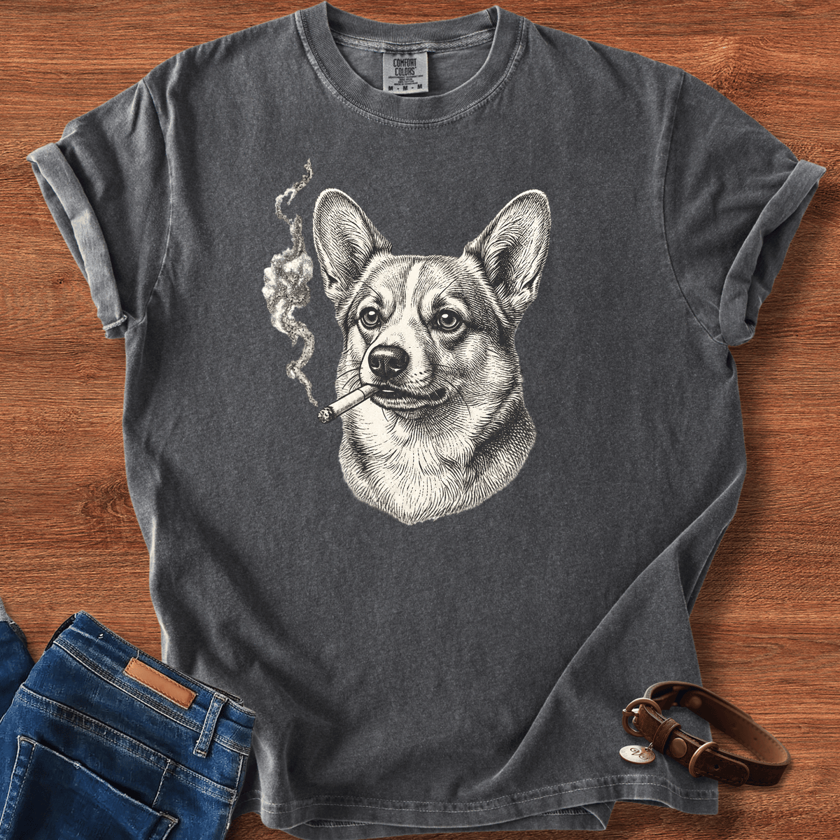 Corgi Smoke T-Shirt