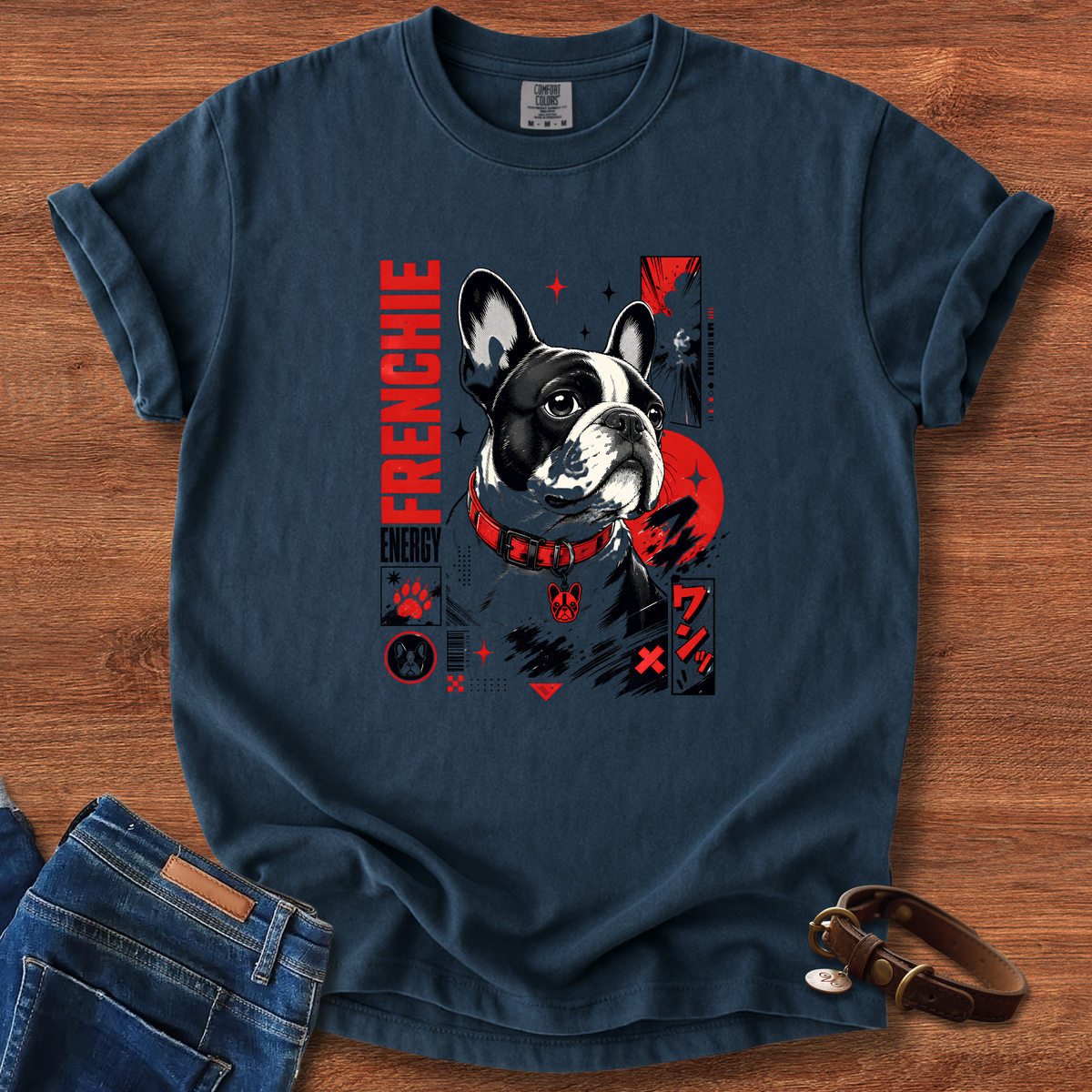 Frenchie Manga Energy Two Manga T-Shirt