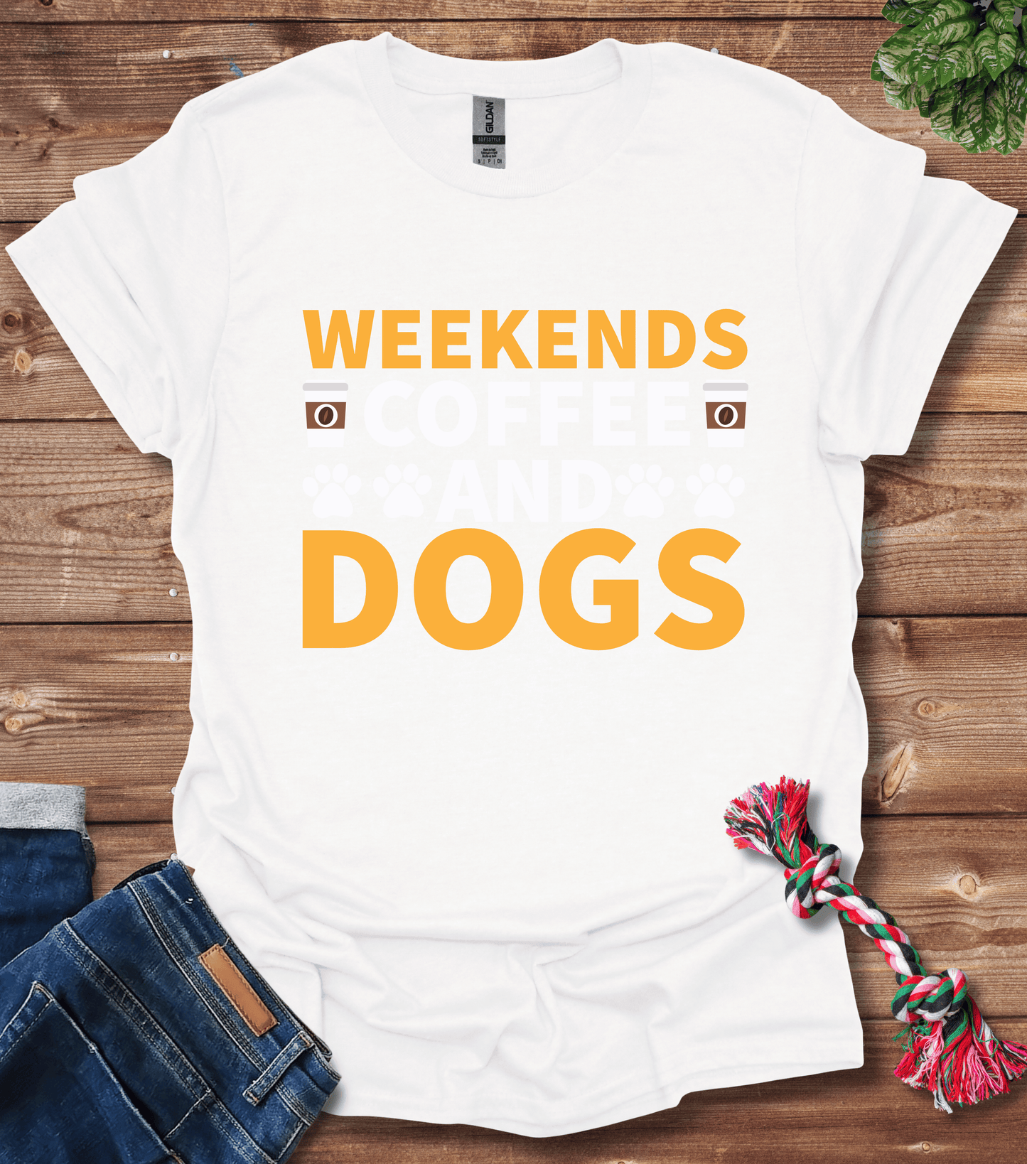 Weekends Coffee And Dogs T-Shirt
