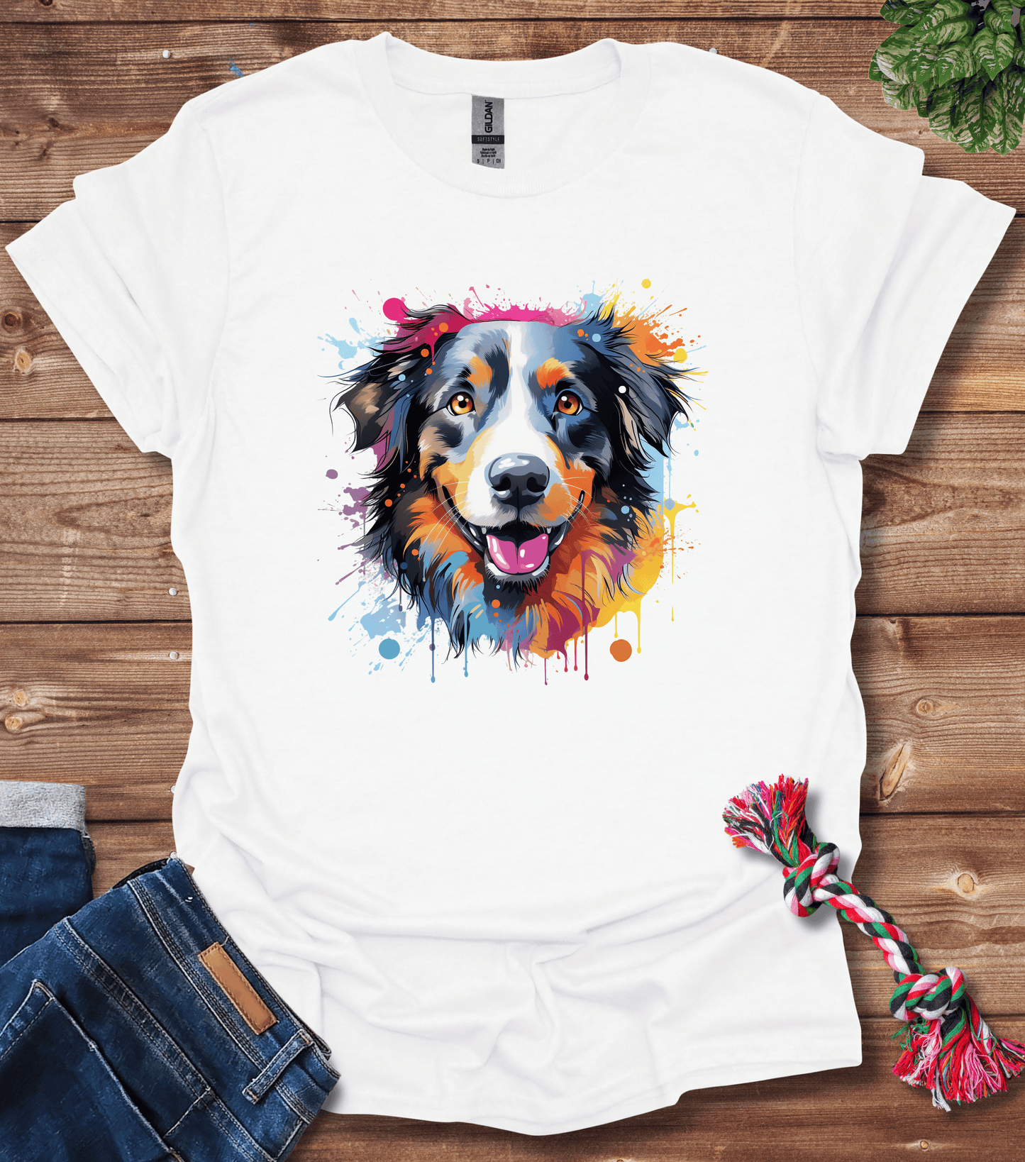 Color Splash Dog - Fourth T-Shirt