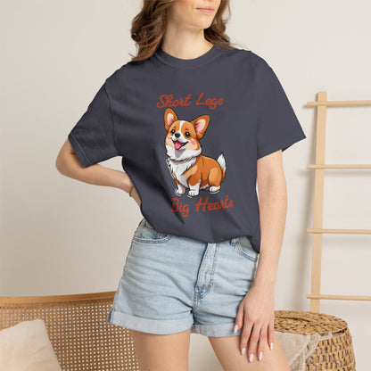 Corgi Short Legs, Big Hearts T-Shirt
