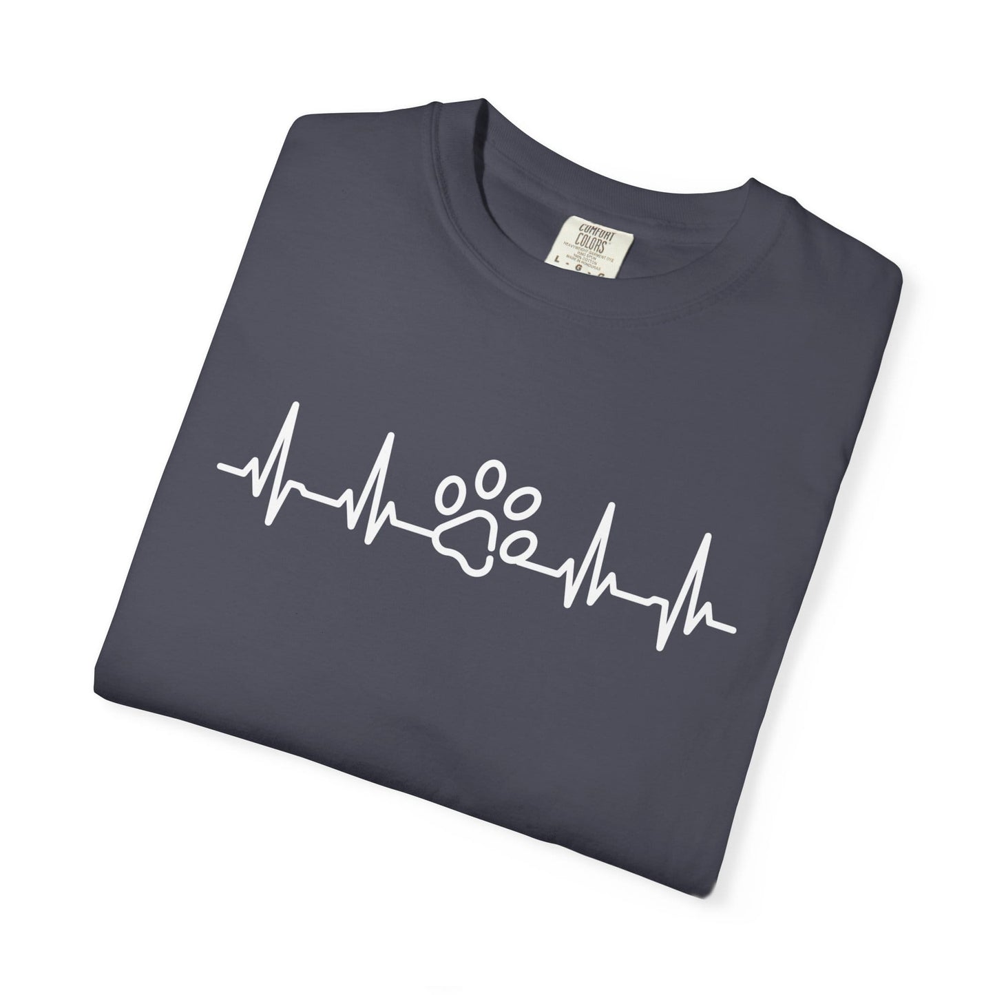 Dog Paw Heartbeat T-Shirt