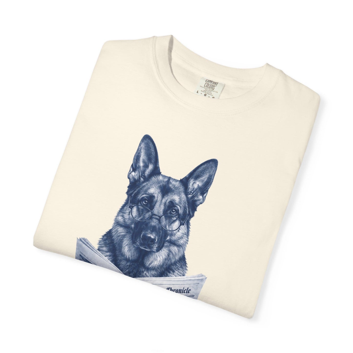 German Shepherd Reading T-Shirt