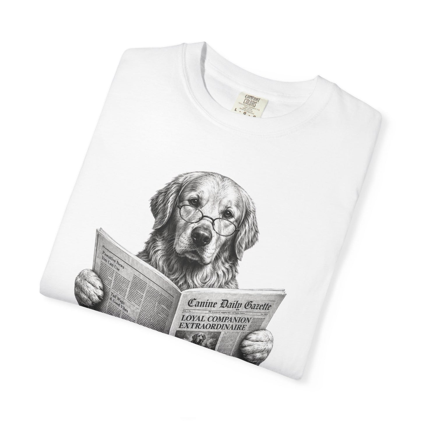 Golden Retriever Reading T-Shirt