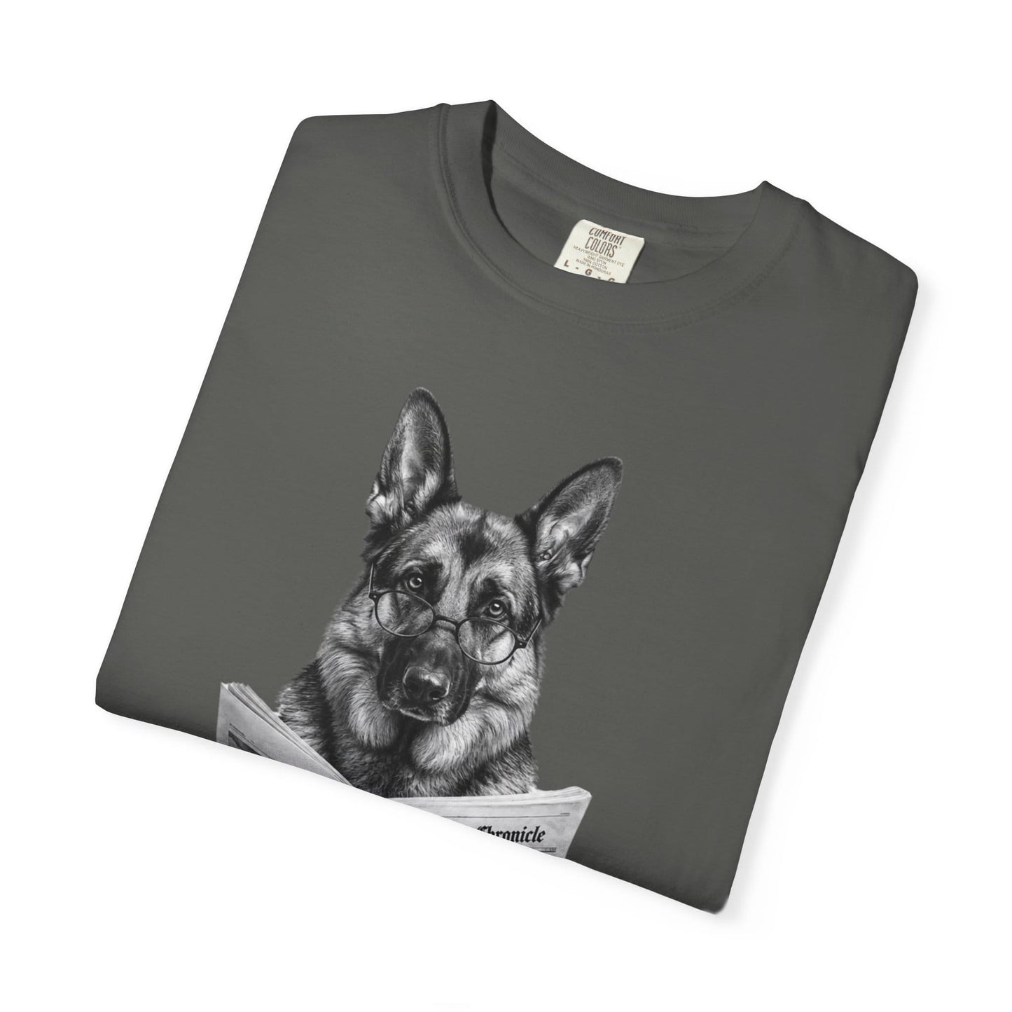 German Shepherd Reading T-Shirt