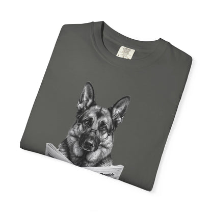 German Shepherd Reading T-Shirt