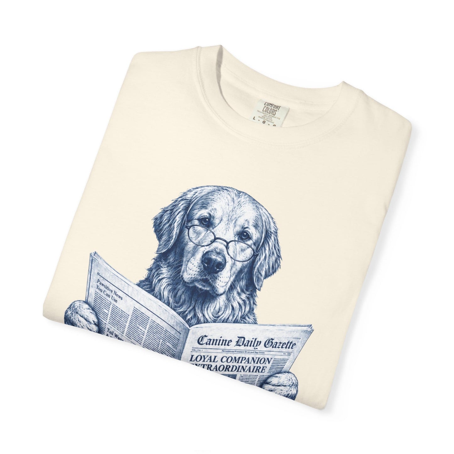 Golden Retriever Reading T-Shirt