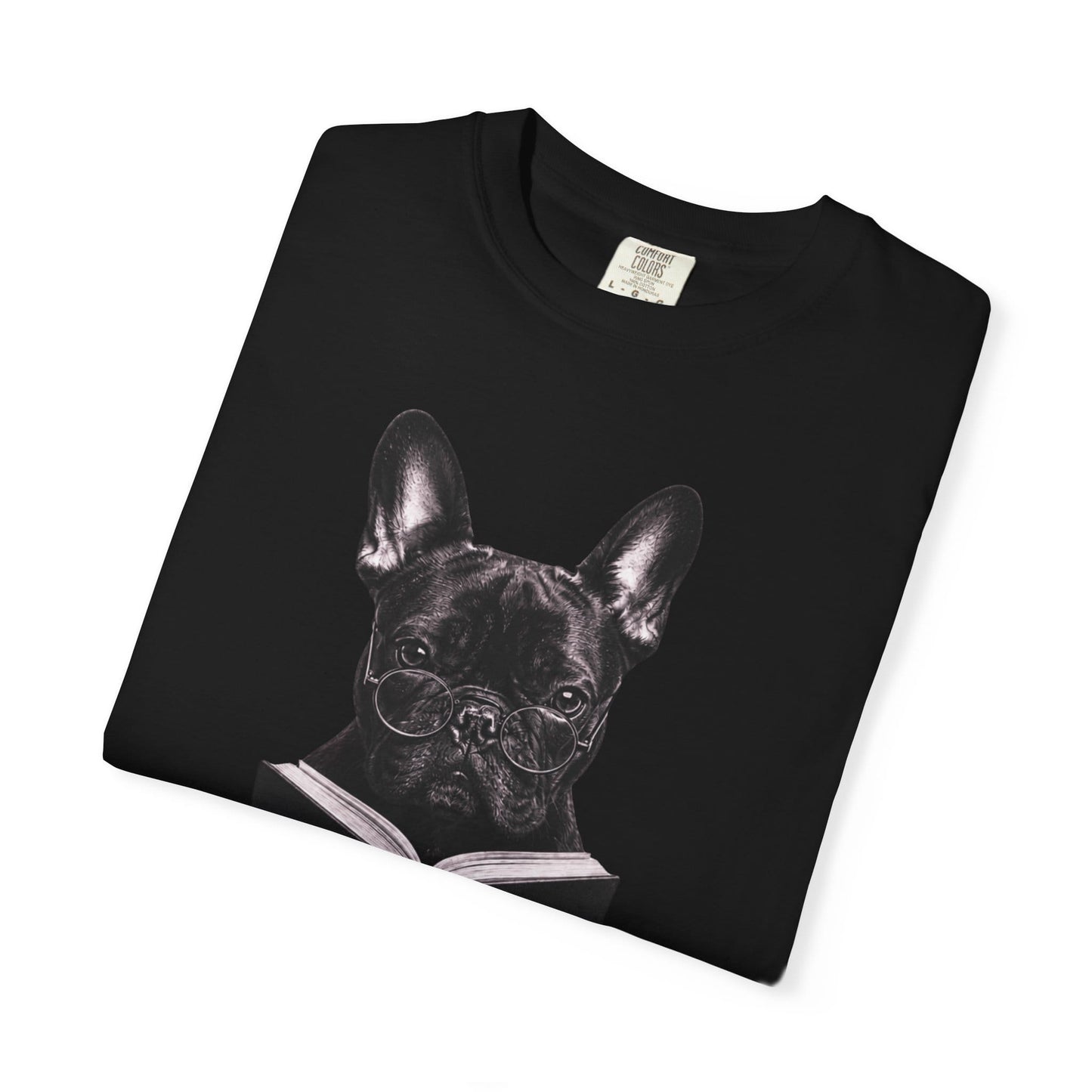 Frenchie Reading T-Shirt