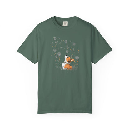Corgi With Flowers T-Shirt