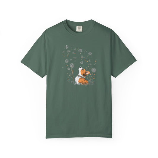 Corgi With Flowers T-Shirt