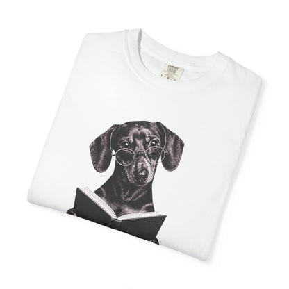 Doxie Reading T-Shirt