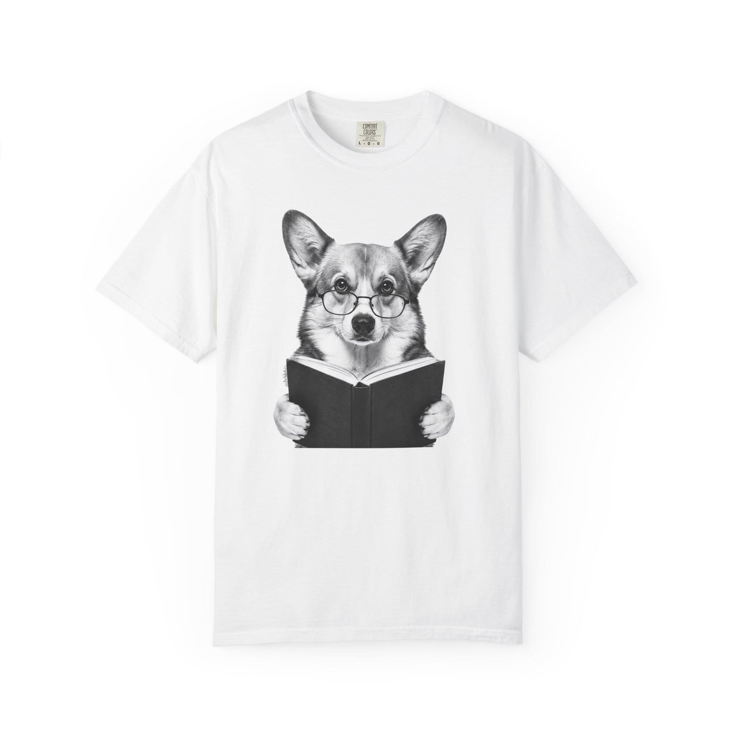 Corgi Reading T-Shirt