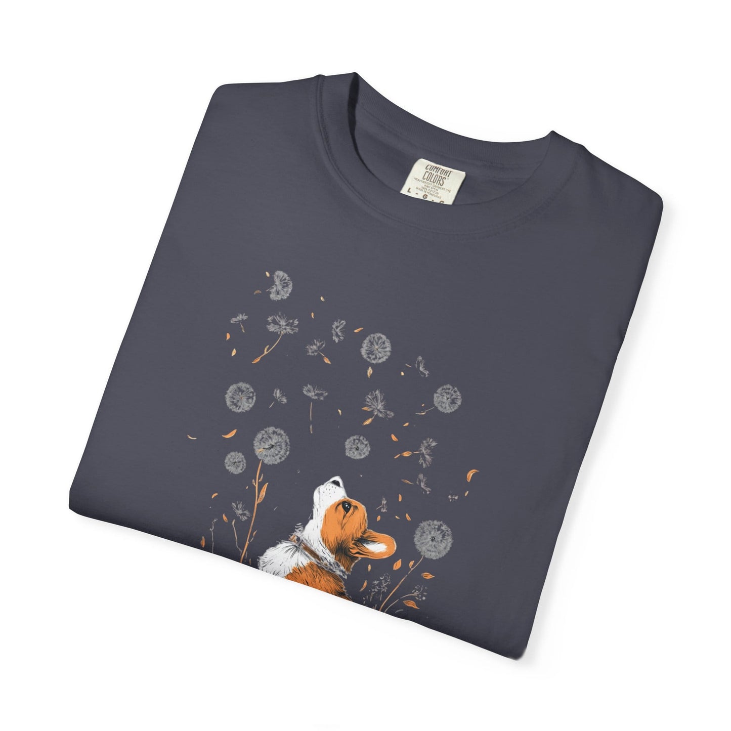 Corgi With Flowers T-Shirt