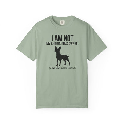 I Am Not My Chihuahua's Owner, I Am Her Chosen Human T-Shirt