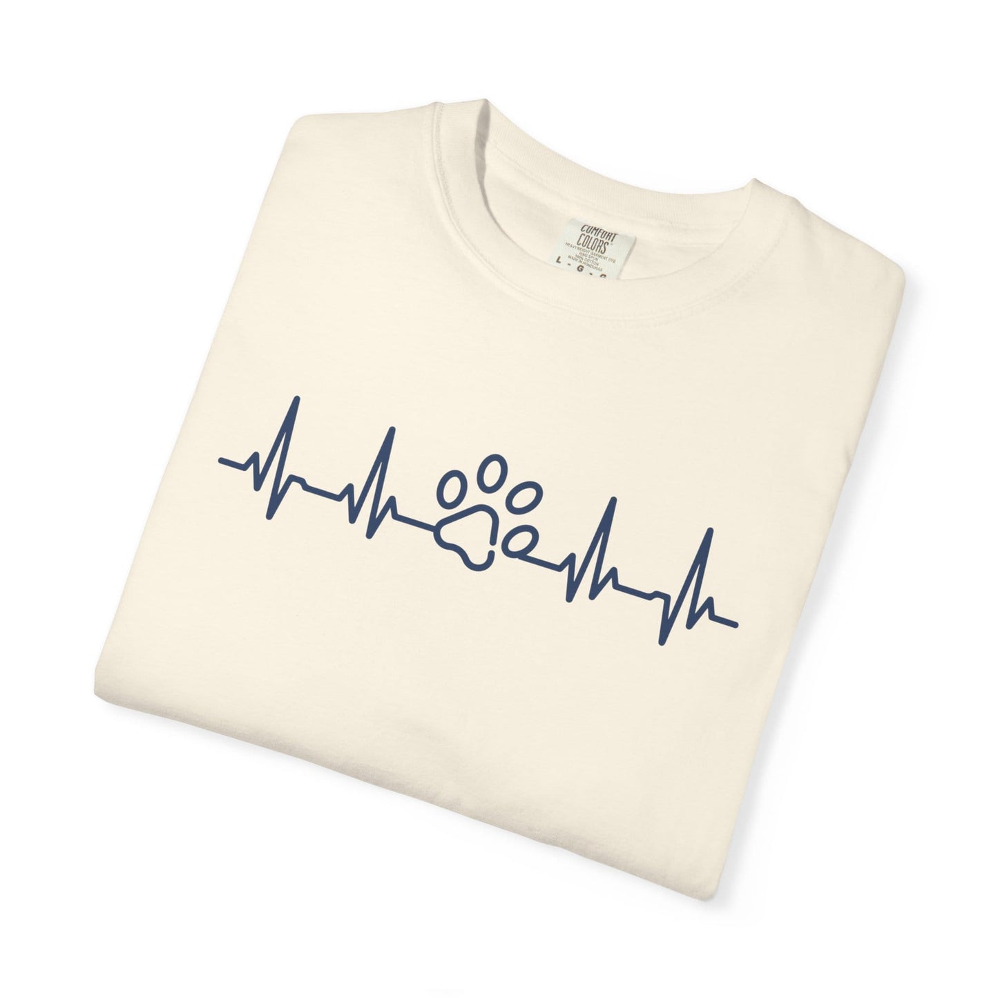 Dog Paw Heartbeat T-Shirt