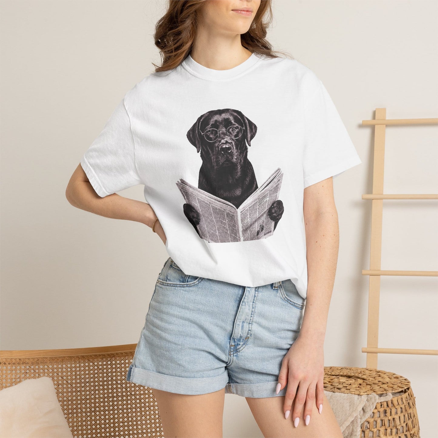 Labrador Retriever Reading T-Shirt
