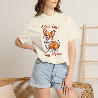 Corgi Short Legs, Big Hearts T-Shirt