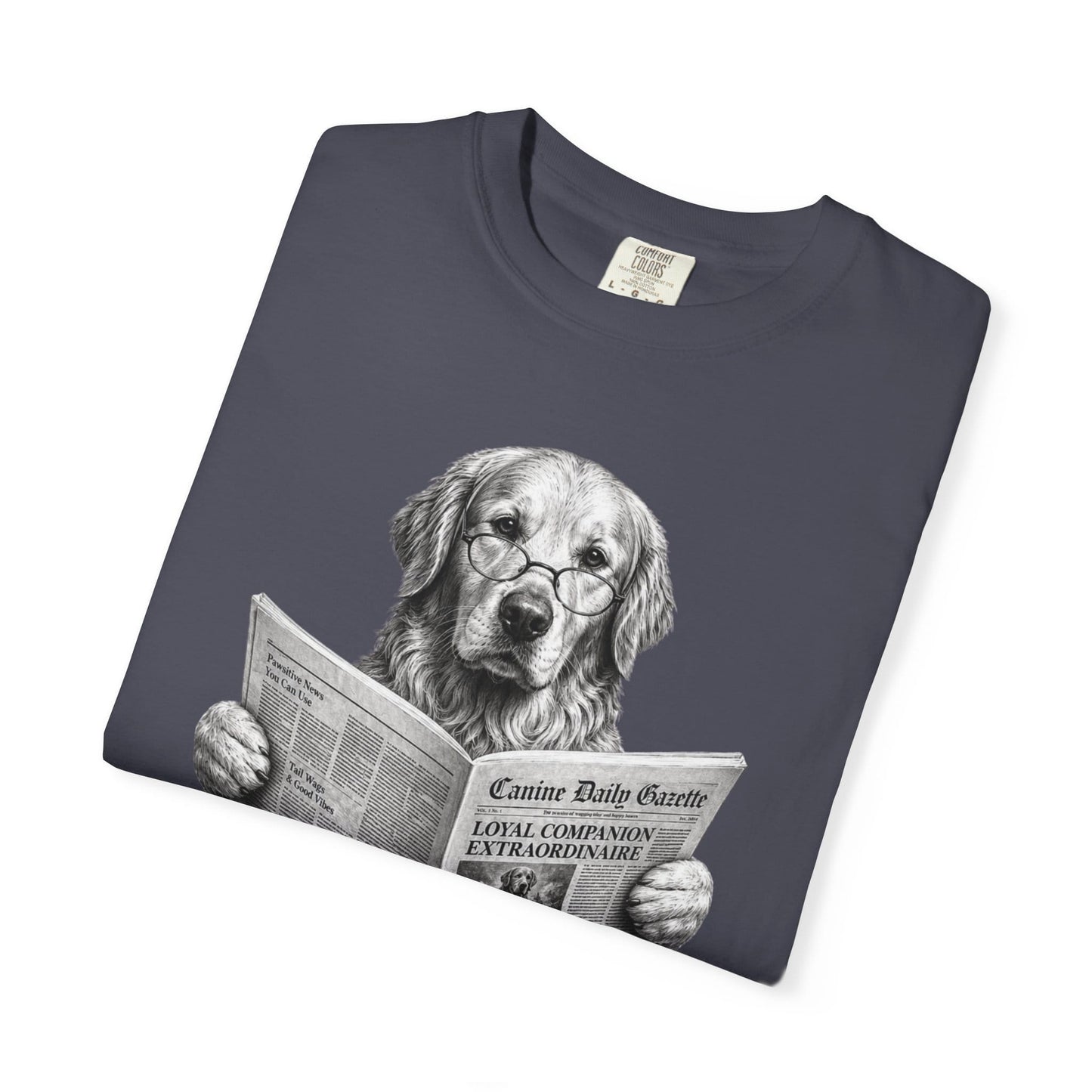 Golden Retriever Reading T-Shirt