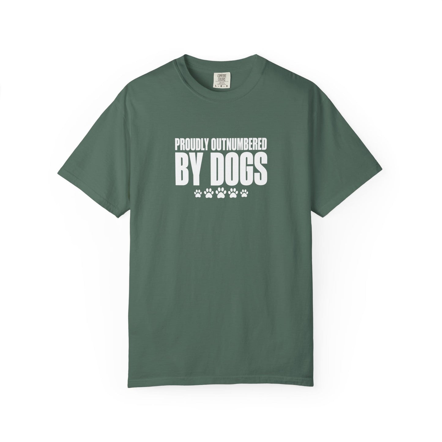 Proudly Outnumbered By Dogs T-Shirt