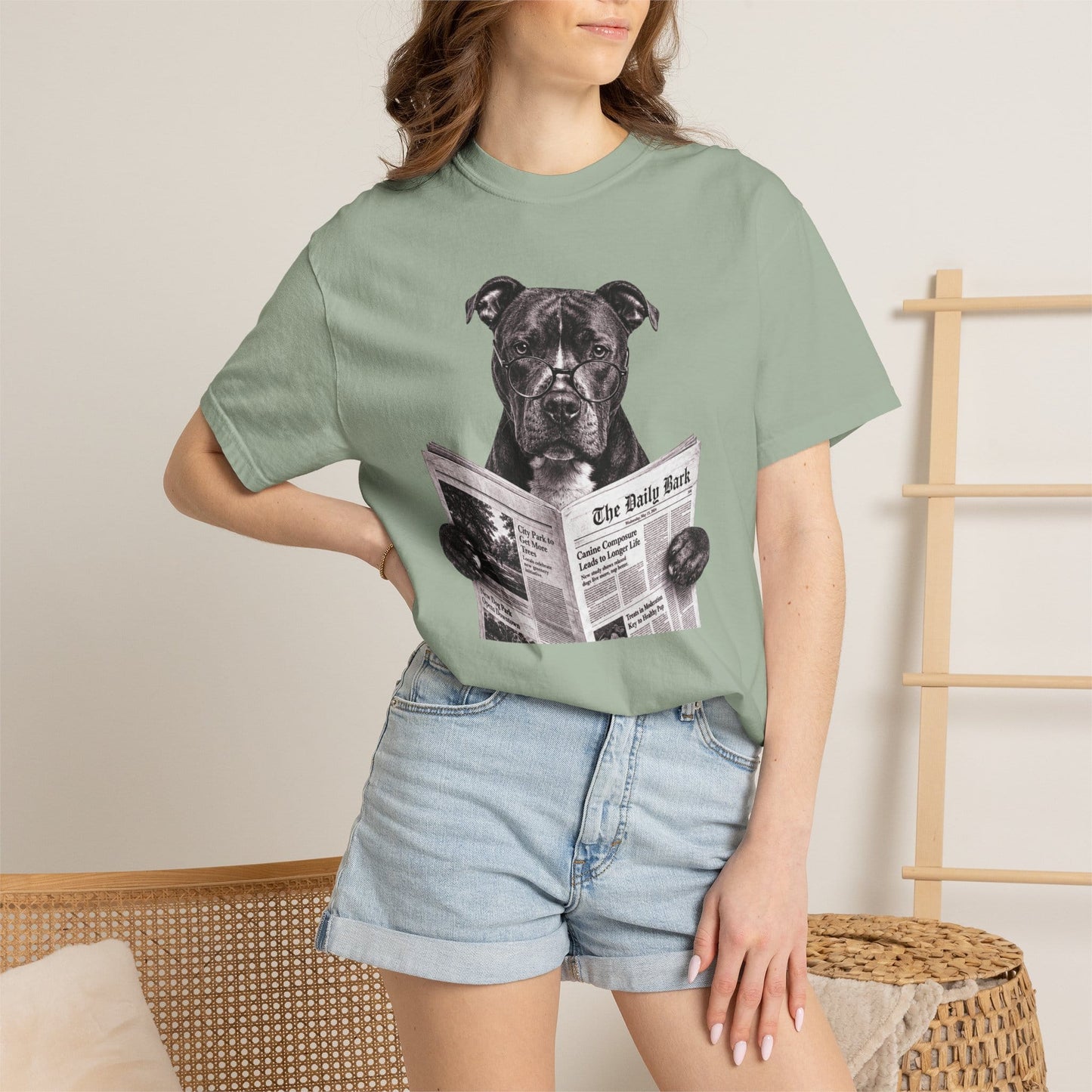 Pitty Reading - Pitbull Humor T-Shirt