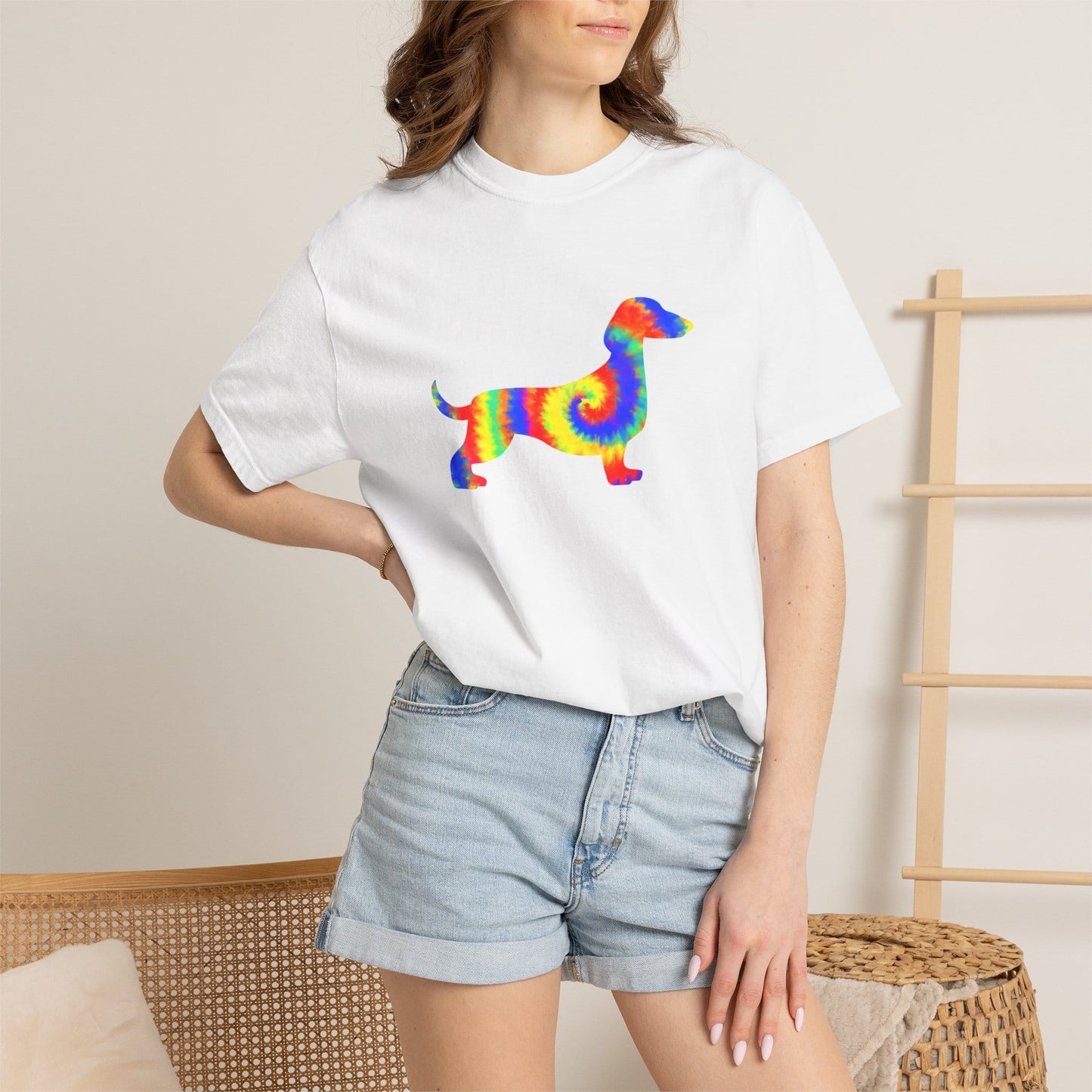 Tie-Dye Dachshund T-Shirt