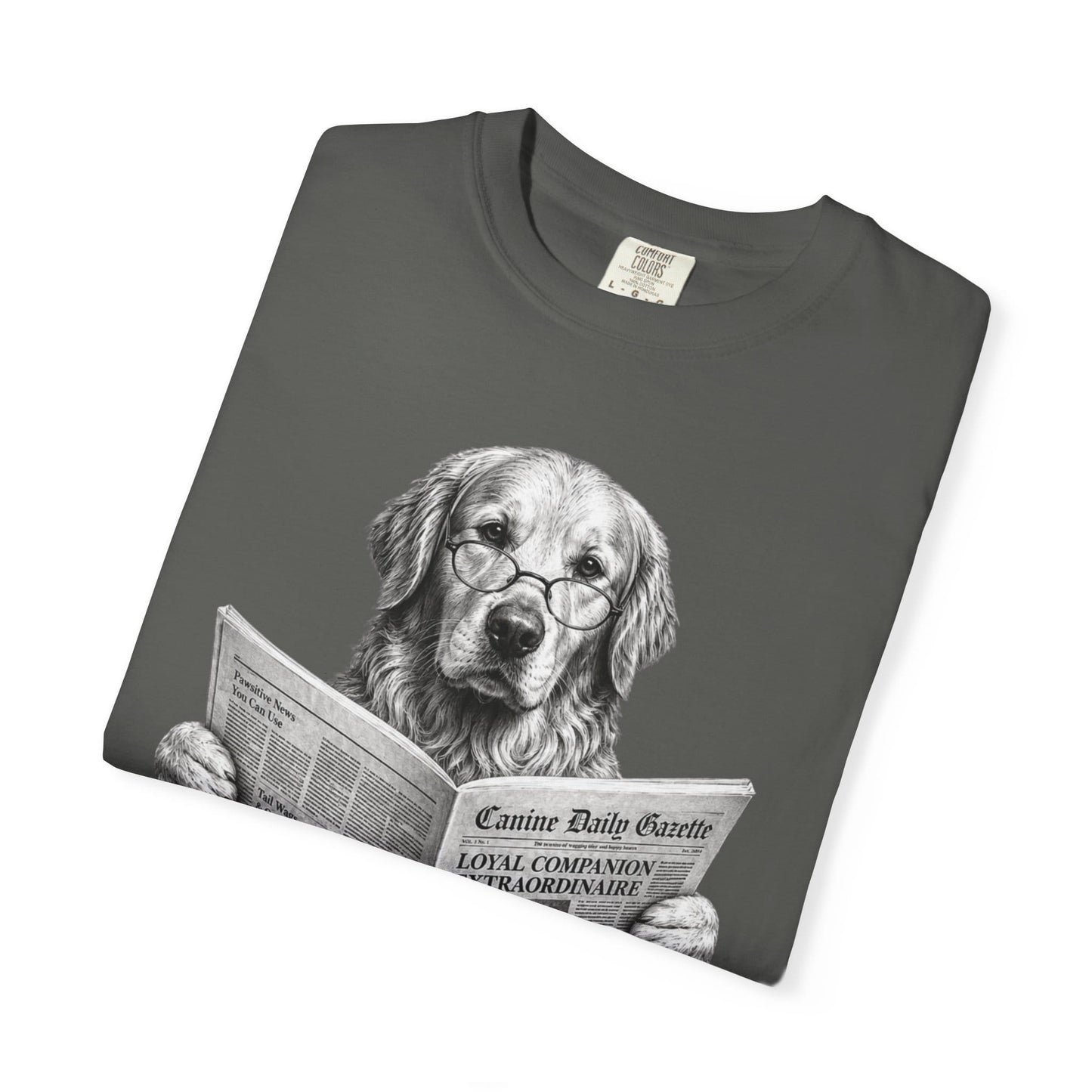 Golden Retriever Reading T-Shirt