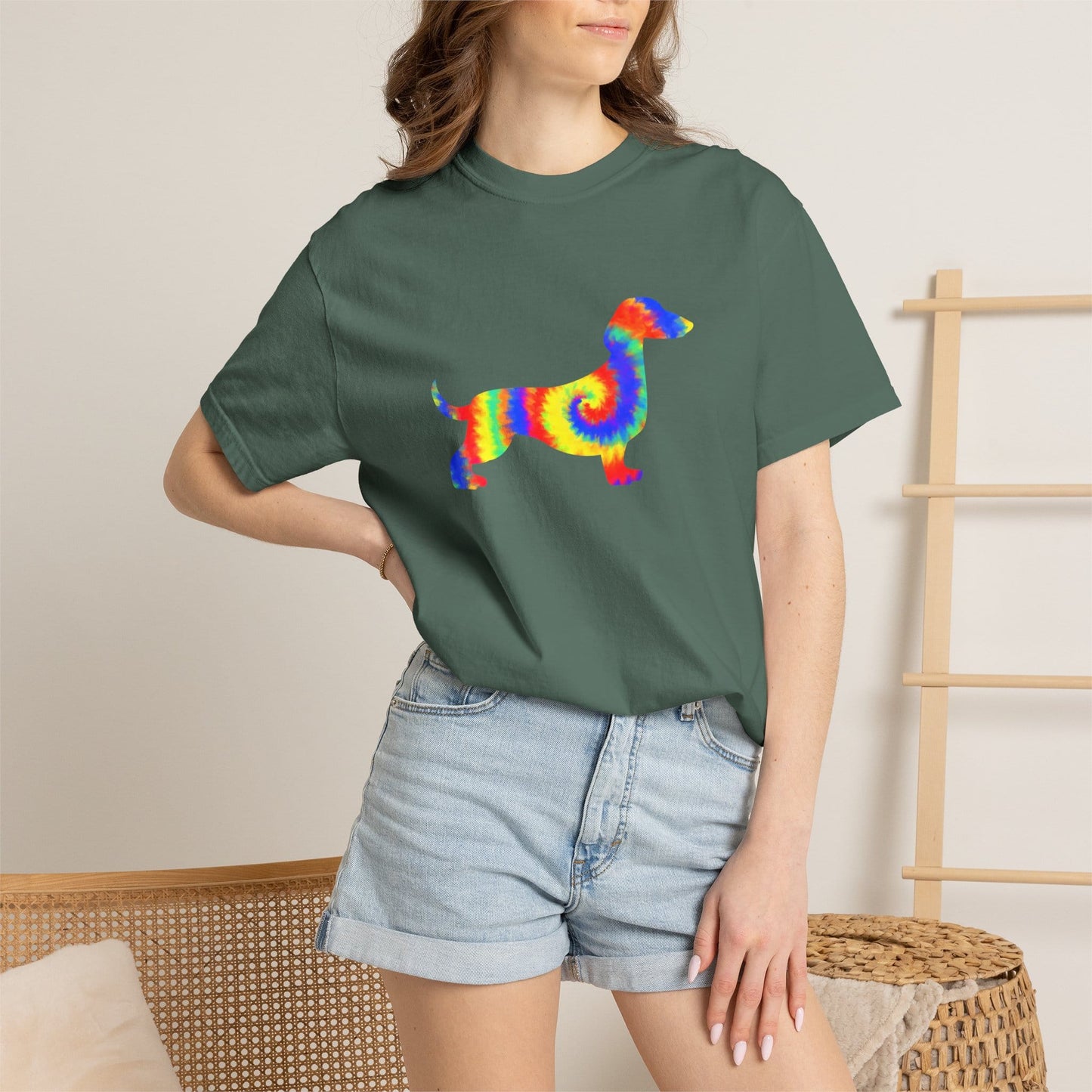 Tie-Dye Dachshund T-Shirt