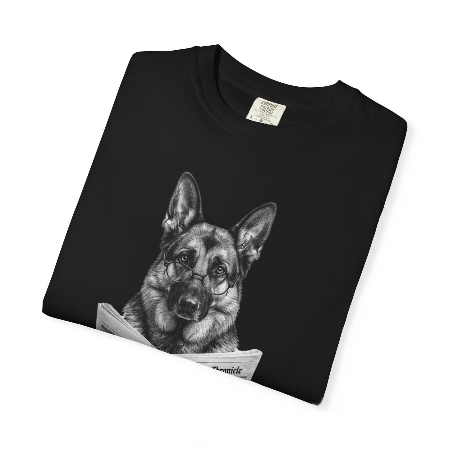 German Shepherd Reading T-Shirt