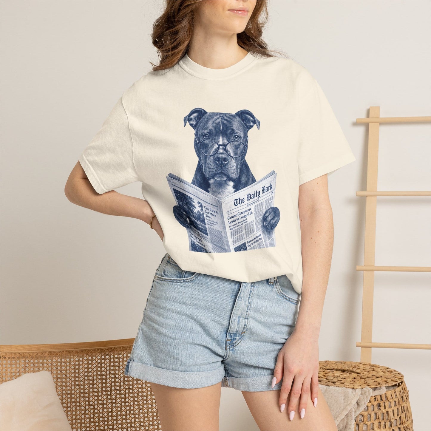Pitty Reading - Pitbull Humor T-Shirt