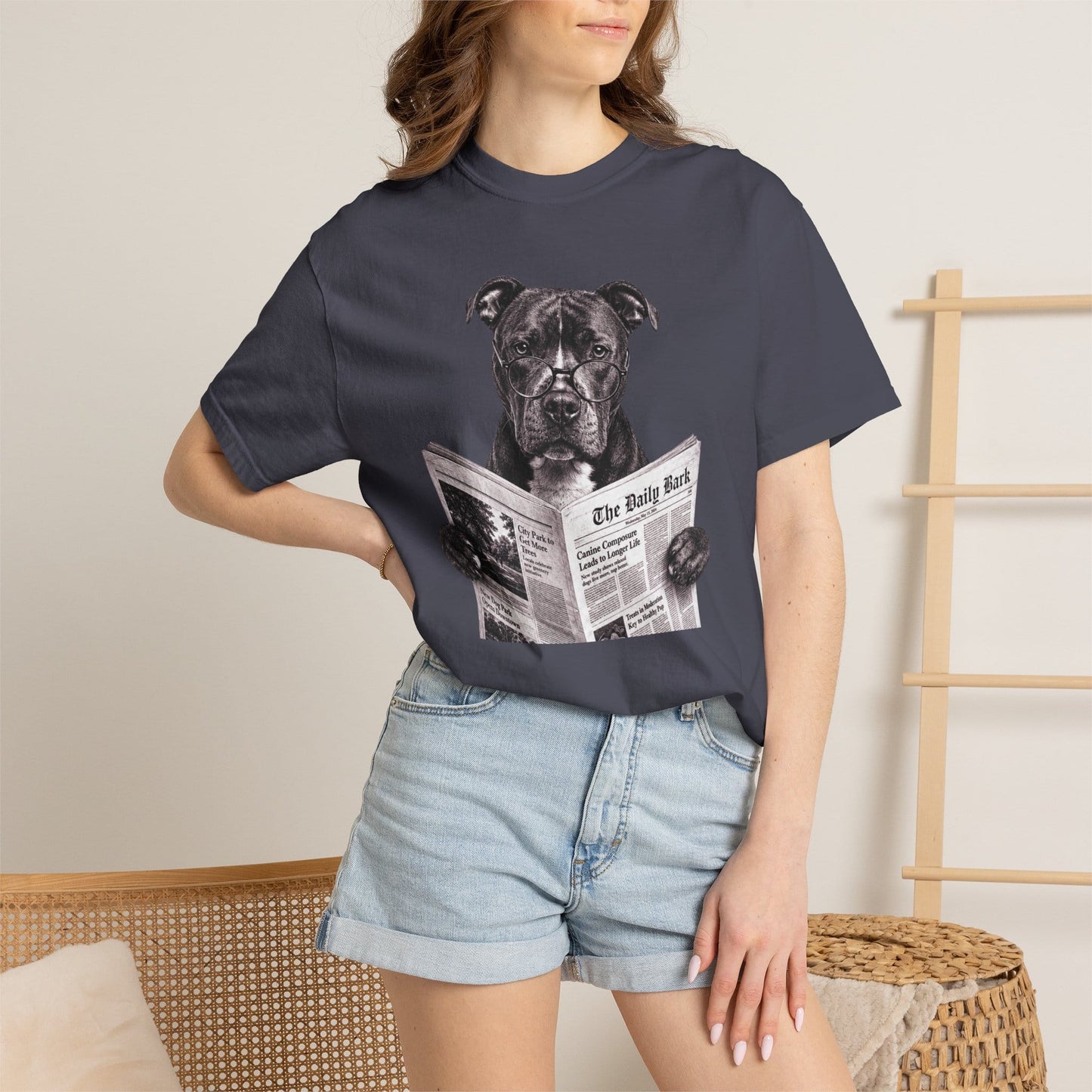 Pitty Reading - Pitbull Humor T-Shirt