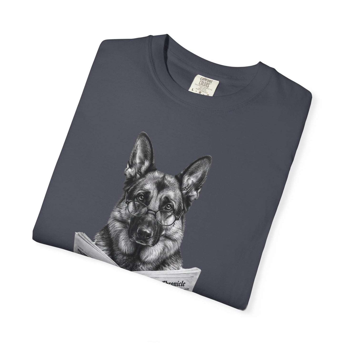 German Shepherd Reading T-Shirt