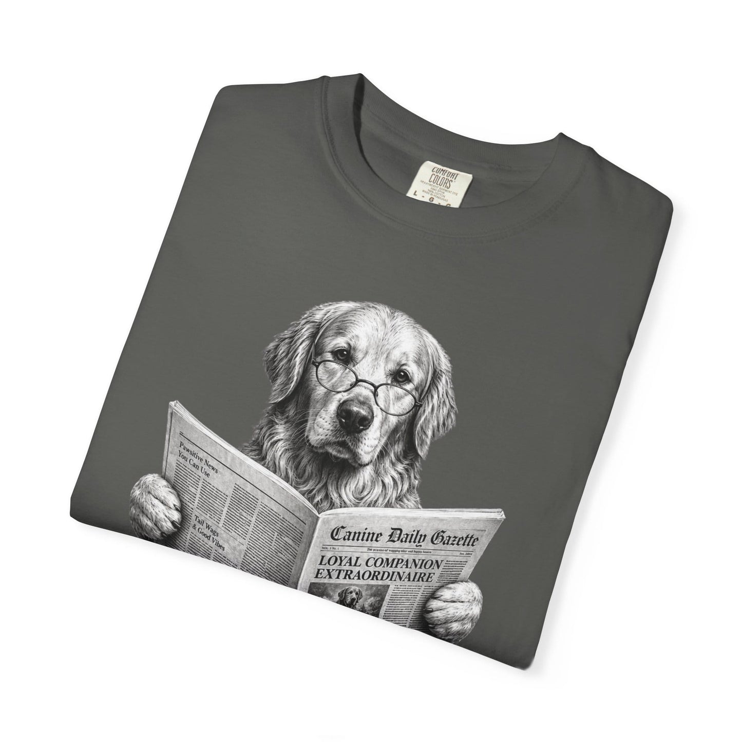 Golden Retriever Reading T-Shirt