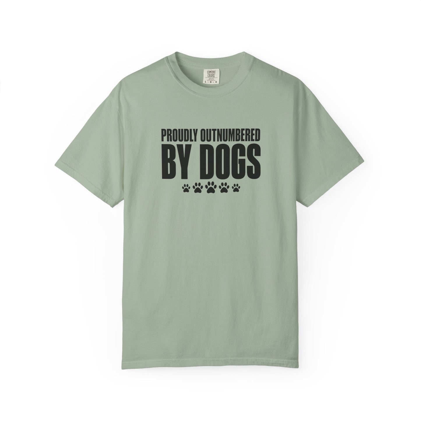 Proudly Outnumbered By Dogs T-Shirt