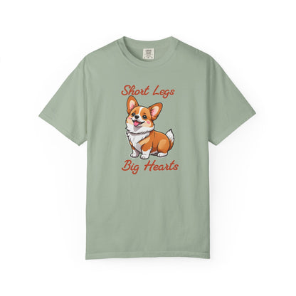 Corgi Short Legs, Big Hearts T-Shirt
