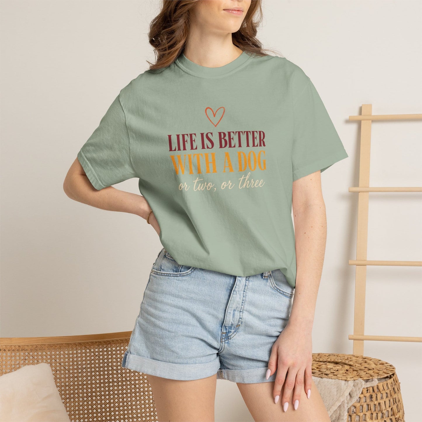 Life Is Better With A Dog, Or Two, Or Three T-Shirt