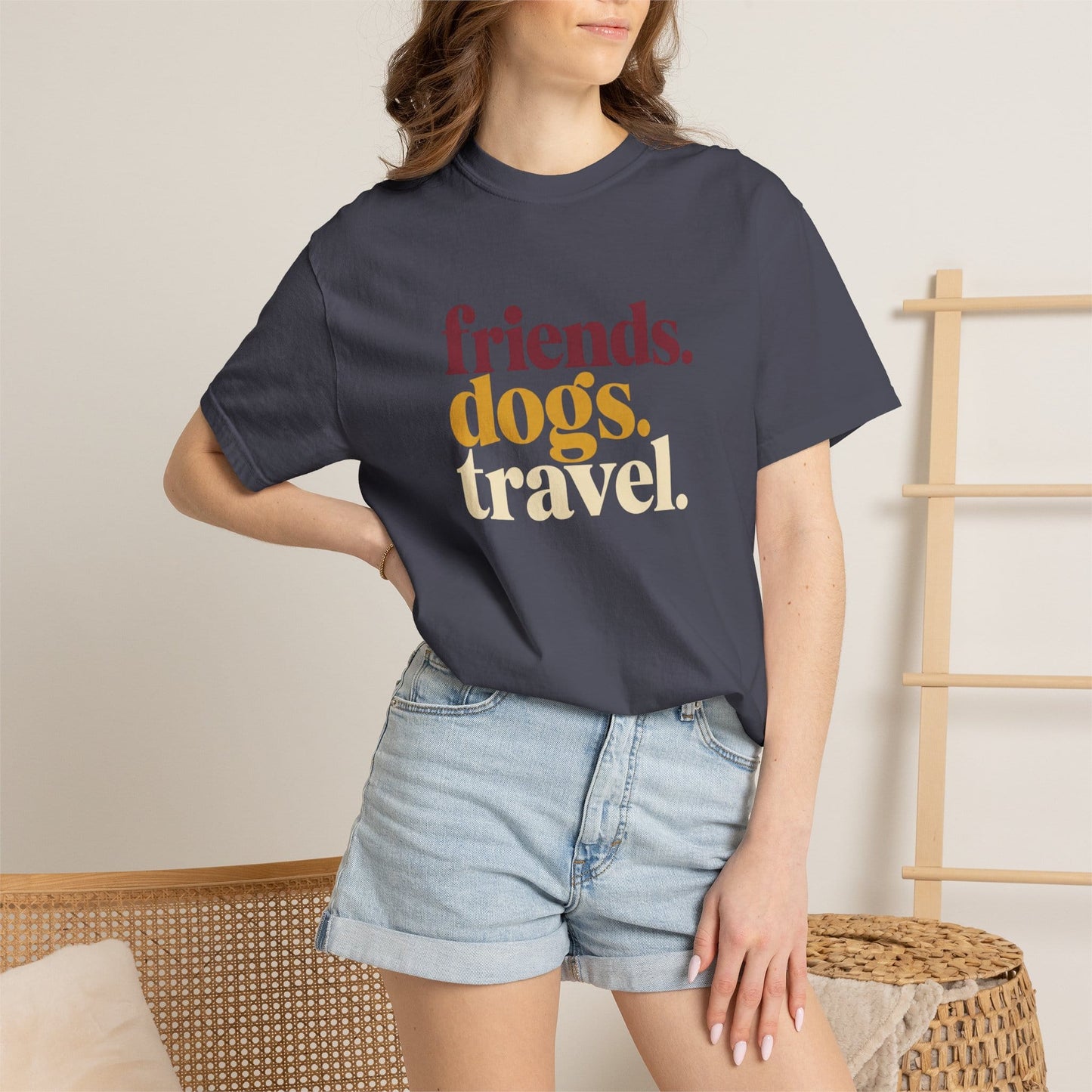 Friends Dogs Travel T-Shirt