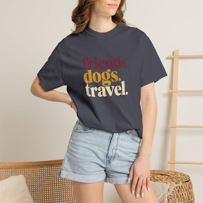 Friends Dogs Travel T-Shirt