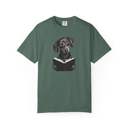Doxie Reading T-Shirt