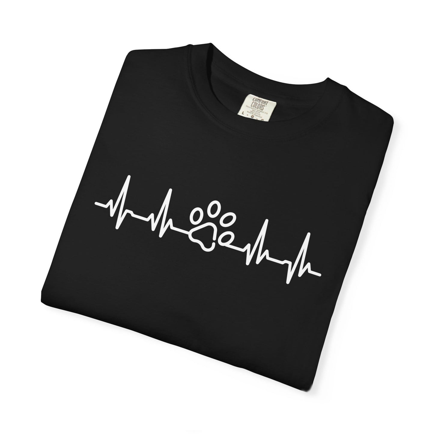 Dog Paw Heartbeat T-Shirt