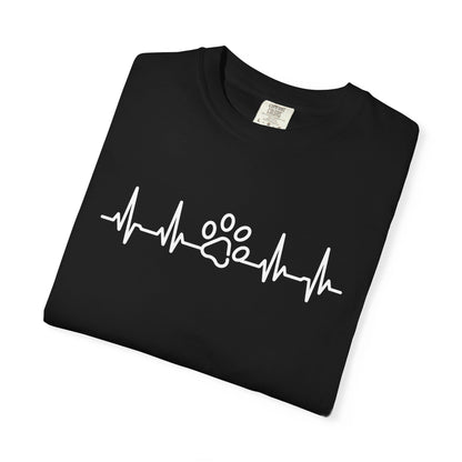 Dog Paw Heartbeat T-Shirt