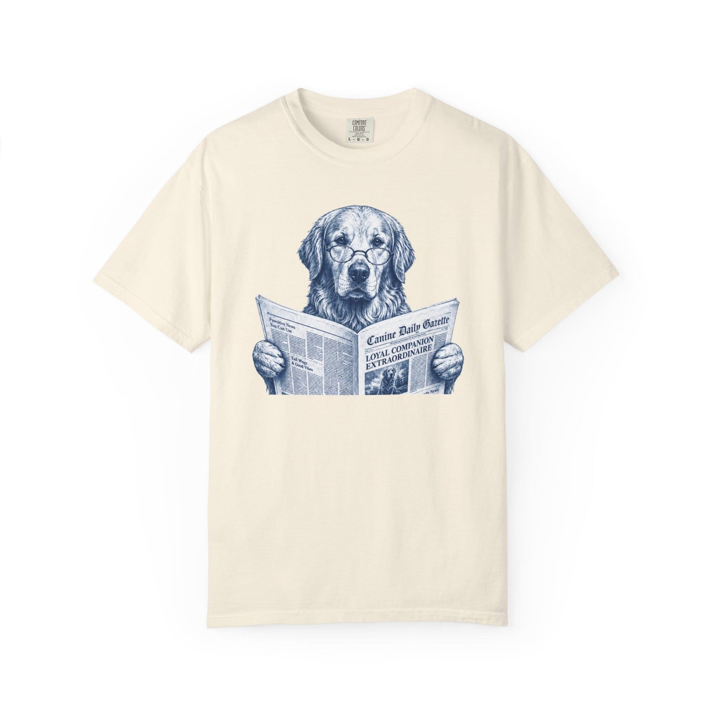 Golden Retriever Reading T-Shirt