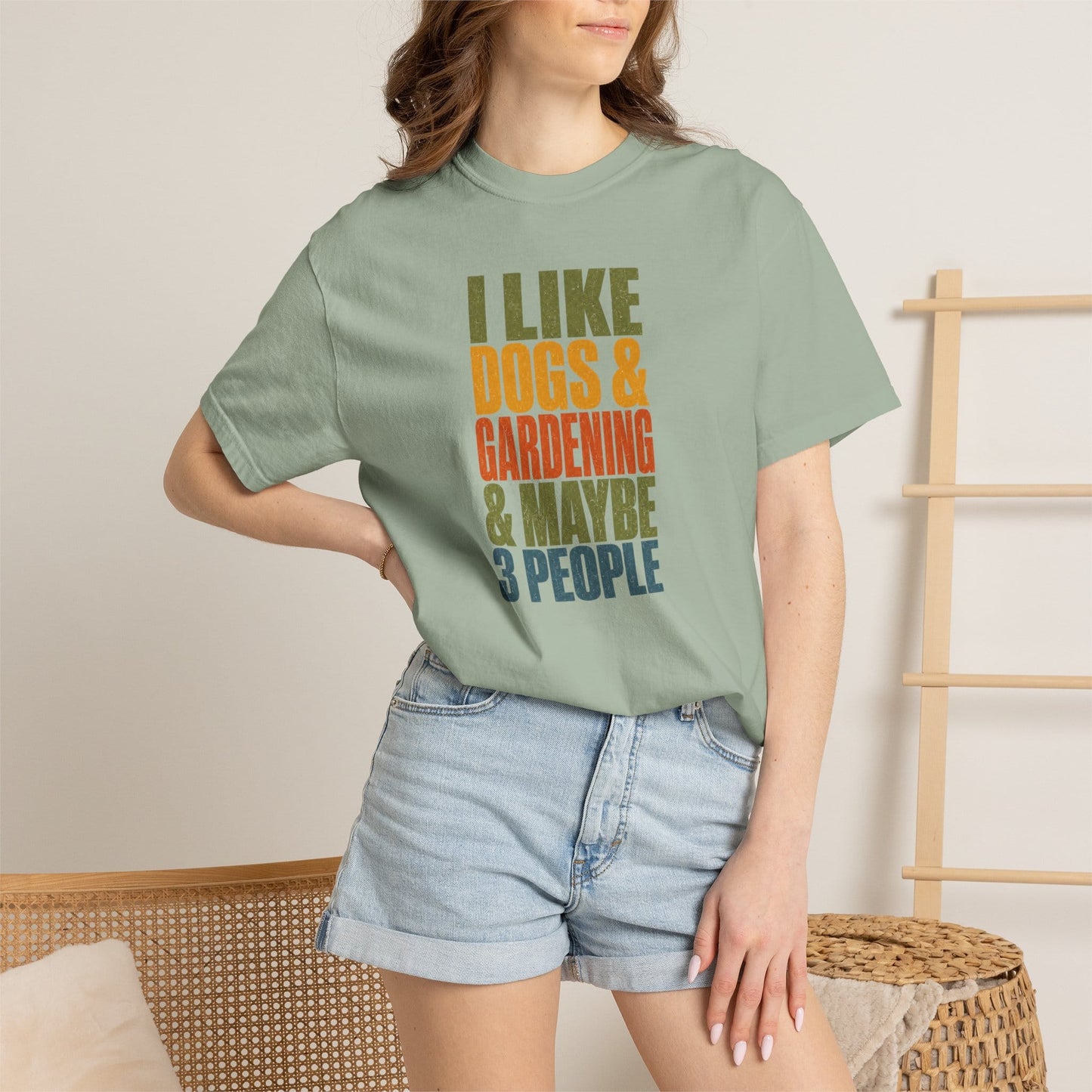 I Like Dogs & Gardening & Maybe 3 People T-Shirt