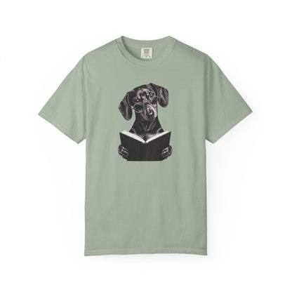 Doxie Reading T-Shirt