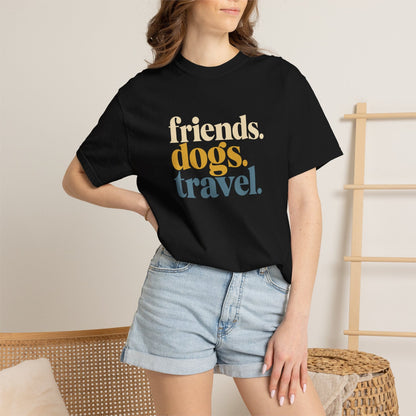 Friends Dogs Travel T-Shirt