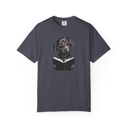 Doxie Reading T-Shirt