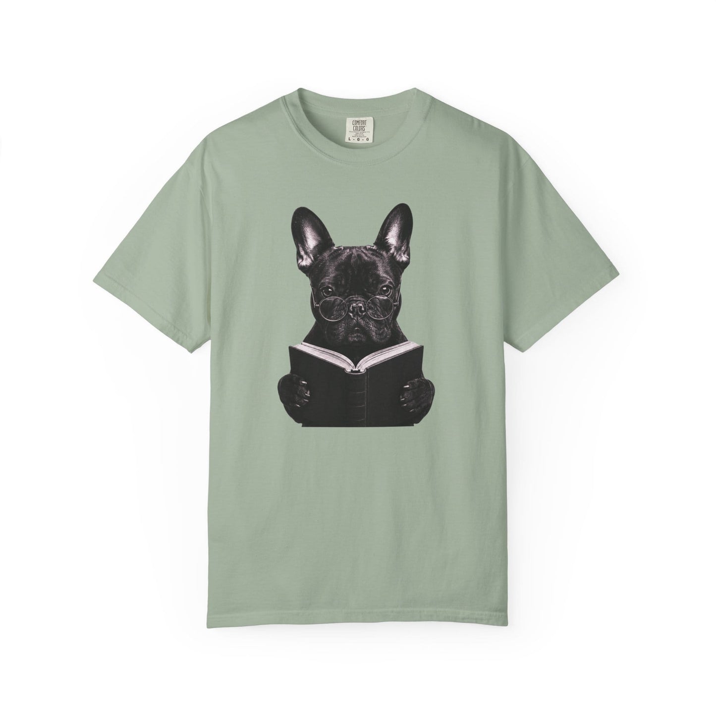 Frenchie Reading T-Shirt
