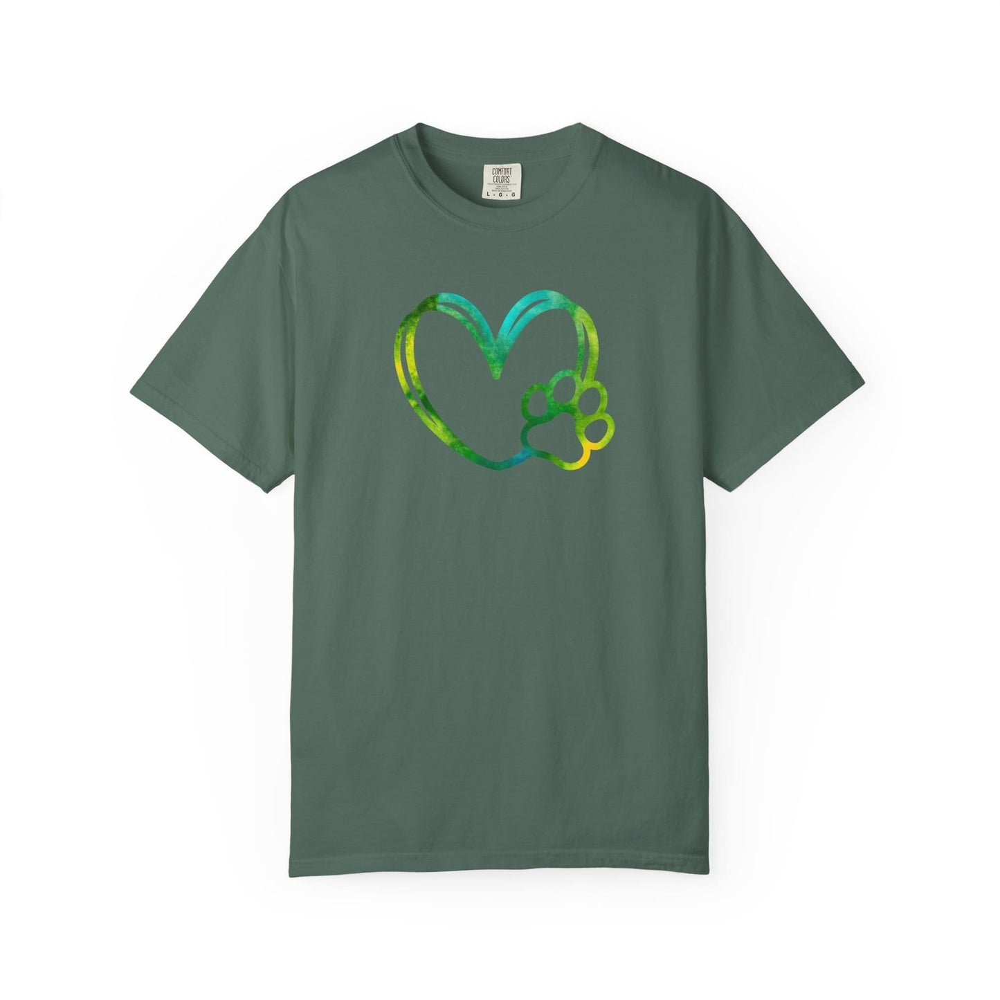 Dog Paw Heart T-Shirt