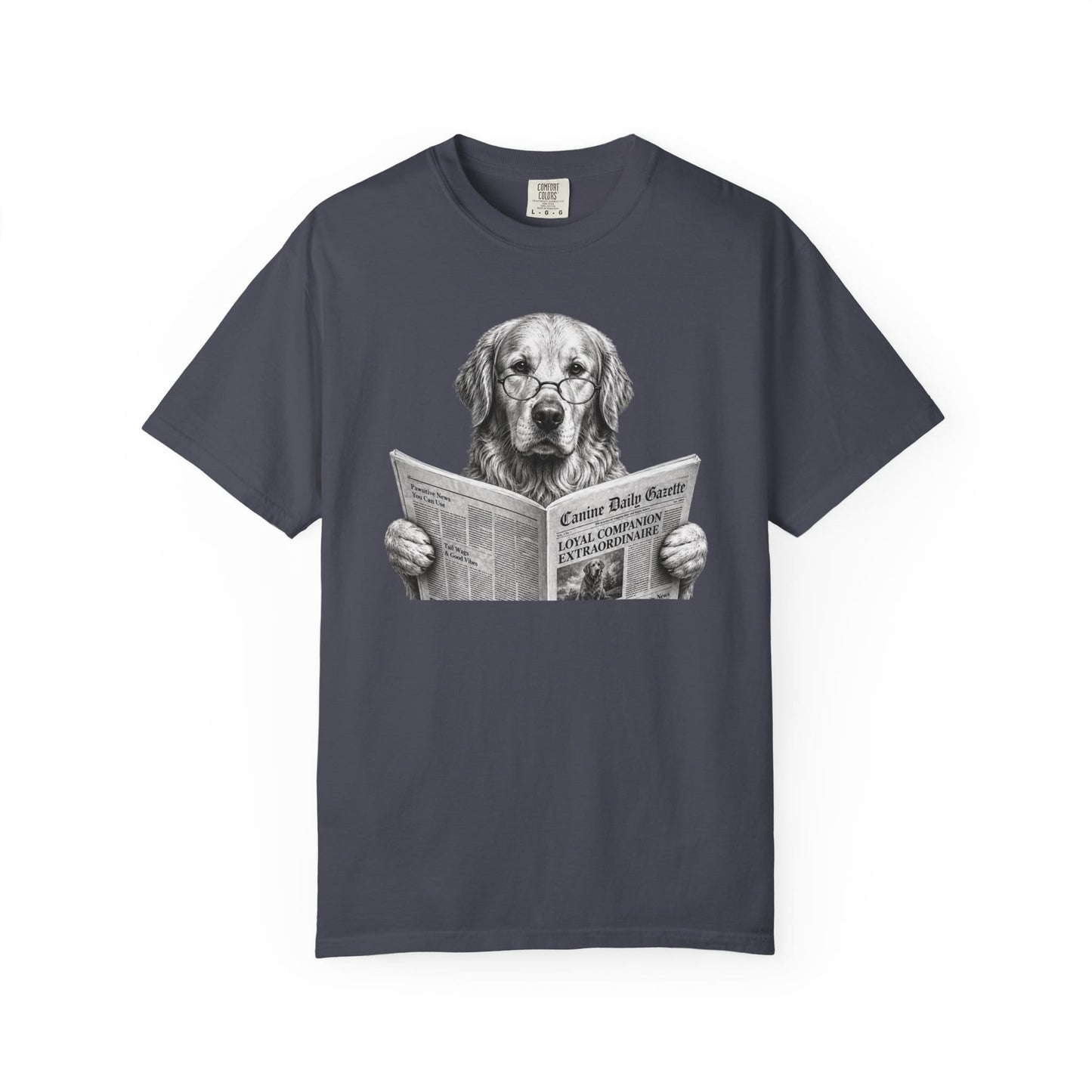Golden Retriever Reading T-Shirt