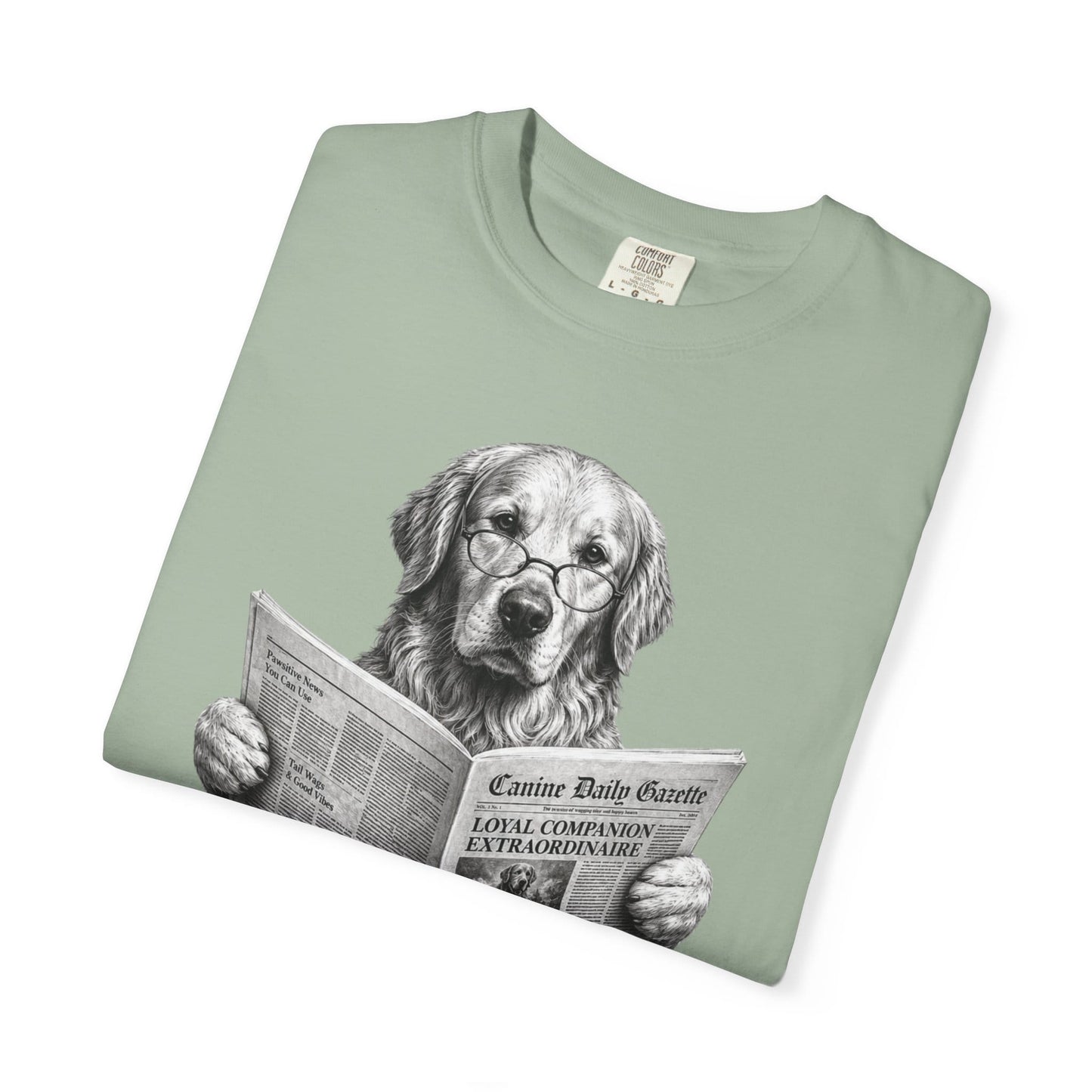 Golden Retriever Reading T-Shirt