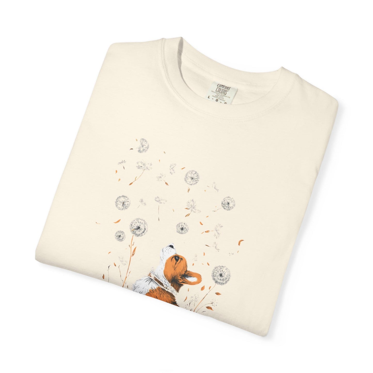 Corgi With Flowers T-Shirt